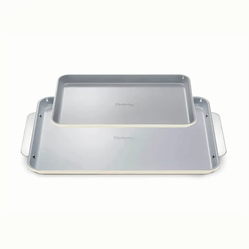 2-Piece Ceramic Nonstick Baking Sheet Set – Oven Bakeware Pans