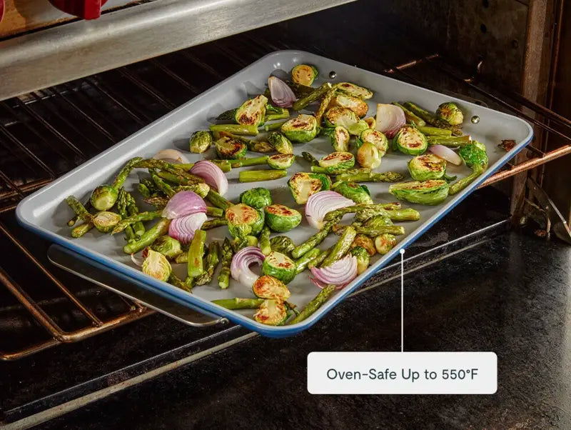 2-Piece Ceramic Nonstick Baking Sheet Set – Oven Bakeware Pans