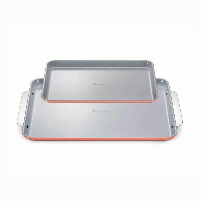 2-Piece Ceramic Nonstick Baking Sheet Set – Oven Bakeware Pans